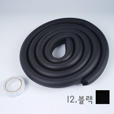 지이다 코너 모서리보호대 U형 안전가드, 12.블랙, 1개