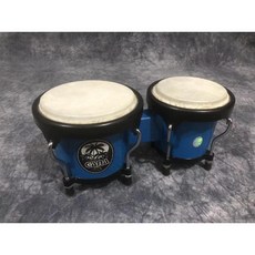 아프리카봉고 드럼 가죽 가나봉고 양가죽 타악기 입문용 7인치9인치 세트, 4인치블루5인치