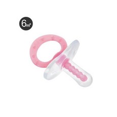 小獅王 果漾 按摩安撫奶嘴, 1個, 雙扁型-較大(6個月以上)盒裝,粉色