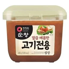 청정원 고기전용 쌈장 (PET) 고기 쌈 샐러드 여행용 쌈장 450g, 1개