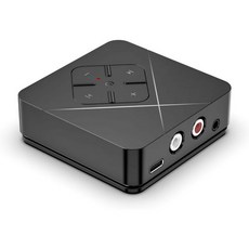 Ultrbeka 2026 블루투스 6.0 수신기 (홈 스테레오용 3.5mm/RCA 단자 포함) 스테레오 수신기 앰프 스피커 하이파이 시스템용 어댑터, 2026 블루투스 6.0 수신기 가정용 스테레오용 3.
