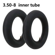 6인치타이어 내부 튜브 3.50-8 타이어 수레 트롤리 돌리 잔디 무버 고 카트 교체 8 인치 스트레이트/벤드, 03 straight 2pcs