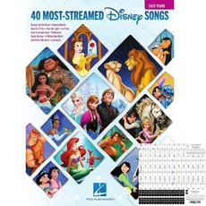[5] The 40 Most-Streamed Disney Songs & Juliet Music Key Stickers [paperback], [5] The 40 Most-Streamed Disne