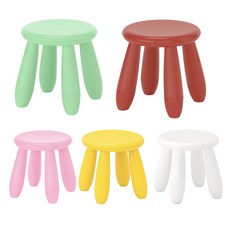 [착불아님]이케아 MAMMUT 맘무트 스툴 어린이 아이들 유아용 의자, white, 1개