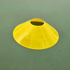 스포츠 트레이닝 콘 마커 체육교구 접시콘 노랑 축구용품, 단품, 상세페이지 참조