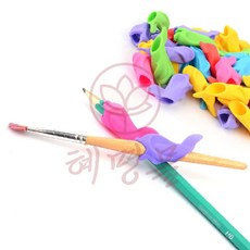 혜명몰 펜그립 필기보조 볼펜고무 아이 연필그립보조도구 볼펜 손가락보호