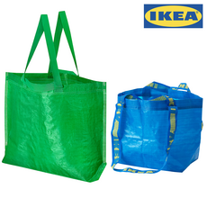 이케아 정품 장바구니 타포린백 세트, 1세트, M+S