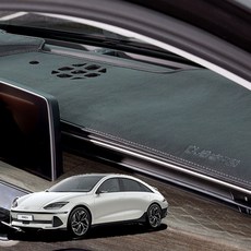 아이오닉6 DUB 레더에디션 가죽 차량용 논슬립 대쉬보드커버, 브라운, 아이오닉6/22년9월~25년6월/HU유/센유/HH291