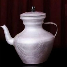 藏式鋁製酥油壺 供水壺, 1個, 小號本色