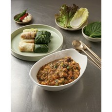 원칙과정성 국내산100% 프리미엄 수제 우렁 쌈밥 강된장 양념장 비빔장, 1개, 500g