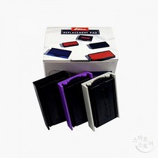 그린피앤에스 도장 잉크패드리필 S-400-7 레드 1개, 본상품선택