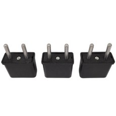 일상속반짝 해외여행용 돼지코 어댑터 플러그 유럽 여행 준비물, 3개