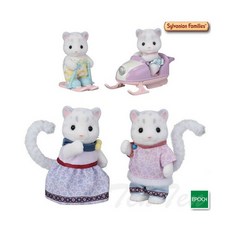 실바니안 패밀리 유키 표범 가족 인형 세트 이층집 피규어 Sylvanian-147508