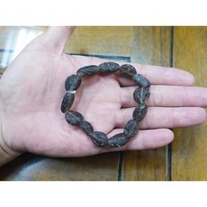 哥倫比亞火山玻璃手鍊29g閃電石深靜石氣感黑曜產地直送保真