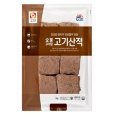 사조오양 숯불구이맛 고기산적 (냉동), 8개, 1kg