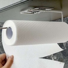 주방 벽면 무타공 부착식 키친타올 걸이대 휴지 행주 거치 수납 정리 공간활용, 1개, 상세페이지 참조