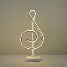 감성 음표 무드등 높은음자리표 스탠드 크리스탈 침실 조명, C. 황색광 충전기 제외, A. 버튼 스위치