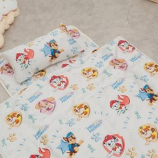 伯尼寢具 汪汪隊 60支天絲兒童睡墊三件組, 汪汪漫遊,單一件兩用被