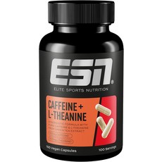 ESN 카페인 테아닌 200mg 비건 100캡슐, 1개, 100정