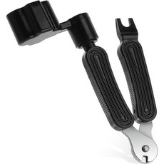 전문가용 기타 줄 감개 다 어쿠스틱 절단기 핀 제거기 일렉트릭 교체용 액세서리 겸 조정 도구 블랙 2323834