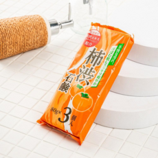 일본 soc화장품 감비누80g 탄닌 감 비누 거품 비눗방울 받침 세안 세수 핸드 워시 만들기 추천 향기 기능성 세균 소취력 양심 커피 천연 여드름 한방 수제, 3개, 80g