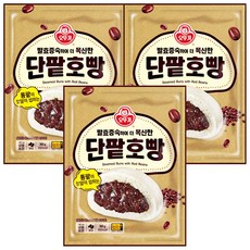 오뚜기 발효증숙 단팥호빵, 3개, 360g