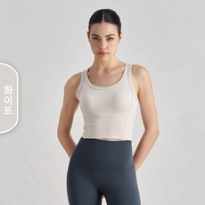 Sopterra 여성 운동용 브라탑 크롭 요가탑 일체형