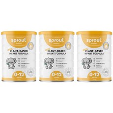 Sprout 오가닉 비건 인펀트 포뮬라 분유 700g 3개