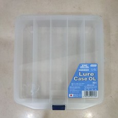 《MEIHO》明邦 Lure Case L-OL 天亞鉤魚頭專用盒#901703，釣魚配件收納盒，透明可視，多格分類, 1個