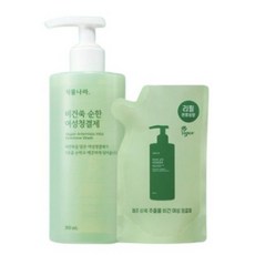 식물나라 비건쑥 마일드 약산성 여성청결제 리필기획 300mL, 2세트