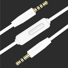 3.5mm 公對公 音源線, 白色