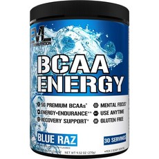 EVL BCAA 아미노산 블루 라즈베리, 1, 270g