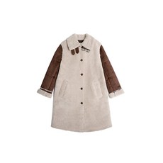 카이아크만 KAI (여) 롱 스웨이드 무스탕(FKNWCUY561M)