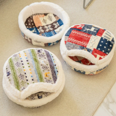 포근한 극세사 고양이 숨숨집 분리형 하우스 통세탁 가능, 1개, 그레이