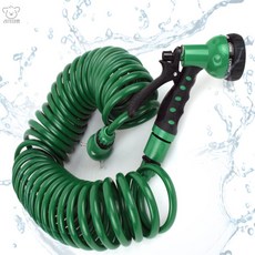 리치점빵 베란다 세차 고압 호스 스프링호스 베란다호스분사기, 15M