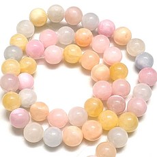 all 줄원석 8mm 뉴채운옥 한줄 컬러선택, 핑크옐로우톤, 1개