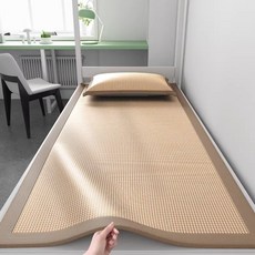 쿨매트 여름 쿨링매트 아이스실크 침대패드 냉감, 21. 카키색/180x200 아이스실크 돗자리