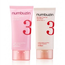 Numbuzin No.3 升級版三合一陶瓷肌美妝素顏霜 容量:50ml, Glow 水光, 1個