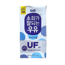 소화가잘되는우유 오리지널, 190ml, 48개