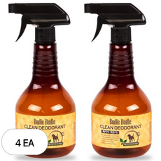 부들부들 펫 클린 탈취제 베이비파우더향, 530ml, 4개