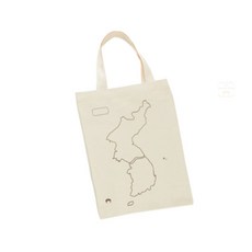 그니스토어 캔버스 그림가방 (no.3 한국지도 나라사랑) 빈캔버스 학교미술준비물