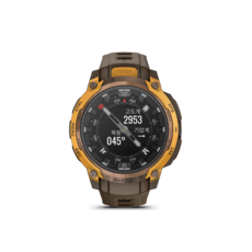 가민 인스팅트 크로스오버 AMOLED 스마트워치, GPS + 블루투스, 46.6mm, 브론즈 썬버스트
