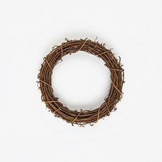 한소픈 원형 우드 리스틀 나무리스 조화 리스 만들기 인테리어 소품, 03.20cm