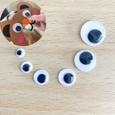 스티커 모형 눈 인형눈알 10mm 100p ssu+85400bZ