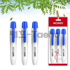모리스 JUSTCLICK 보드마카 L 3개 세트, 1팩, 보드마카 L 블루 3개