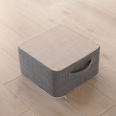 트램폴린 점핑보드 방석 홈짐 체력 훈련 점프 트램펄린 바닥쿠션, 그레이(옆면)+베이지