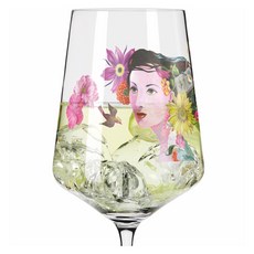 德國RITZENHOFF Summer Dew夏露系列高腳水晶杯-共5款《WUZ屋子》, 1個, 花林美人魚