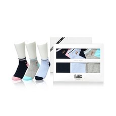 닥스 양말 숙녀 스니커즈 발목포인트 3족세트 K417