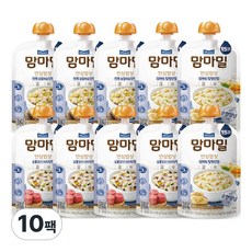 매일유업 맘마밀 안심이유식 15개월 3종 (총10개), 1세트, 소불4+닭백숙3+전복3, 140g