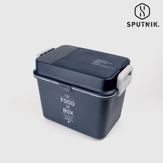 艾爾發寵物 SPUTNIK 斯普尼克 COZY FOOD BOX 機能飼料箱 藍, 1個